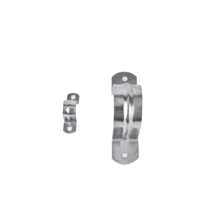 High quality custom made brushed stainless steel pipe clamp